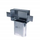 1066 Acme Oval Duct Straight Stack To Head Right Angle Transition