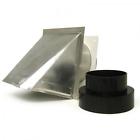 110a Lambro Aluminum Wallcap For 4 Duct With Damper 039899001102