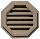 120011818095 Builders Edge Gable Vent Inch Brown Clay Octagon 080192001719