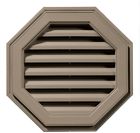 120012222095 Builders Edge Gable Vent Inch Brown Clay Octagon 080192003034