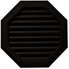 120013232002 Builders Edge Black Octagon Vinyl Gable Vent