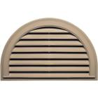 120023422069 Builders Edge Plastic Half Round Gable Vent Grill 0080192040695