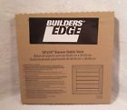 120051212001 Builders Edge White Gable Vent 12 X Part New