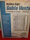 120061218001 Rectangular White Builders Edge 12 X 18 Vinyl Gable Vent