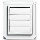 12sq-in 140037079001 Builders Edge Vntlr Exh Scallop 4in Utililty Vents Exhaust 080192320704