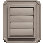 140137079008 Builders Edge Scalloped Exhaust Siding Vent Clay Durable Maintenance Free
