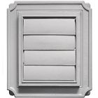 80192070166 140137079016 Builders Edge New Scalloped Exhaust Vent Gray