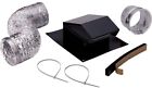 1757741 Roof Vent Kit Black Metal Laminate Flexible Duct 691171757741