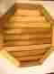 1818oct 18x18 Woodworks Cedar Gable Vent Octagon