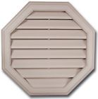 24000 Royal White Octagon Plastic Gable Vent Compatible Fiber 618125297597
