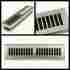 Apfrsnl212 256015 Accord Louvered Satin Nickel Abs Resin Floor Register Scratch Resistant 12 X 2