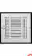 4-way 12 X Supply Grille Duct Cover Difuser Flat Stamped Face New 622417529624