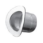 406a-8 Gray Metal Diameter Round Adhesive Saddle Take Off