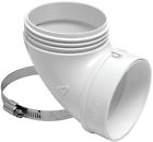 433297 Lambro Plastic Round Duct Elbow