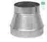 5-pcs.8-in Gvl0045 Imperial X 10-in Galvanized Steel Fan Wall Connector Pipe Heating Duct Reducer 063467874966