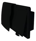 7568156 50045 Jr Products Black Endura Range Vent With Flange 756815500456