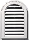 538730 Builders Edge Gable Vent Round Top Bright White 4552163538730