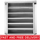 04552163595580 5580 Cmi Rectangle Steel Gable Vent Silver Nailing Paintable 4552163595580