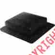 6050bl Canplas Inc Vntlr Rf 50sq-in 2-1 2in Polyp Roof Ventilators Black 662671600011
