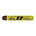 80229 Markal Paintstik Solid Paint Ambient Surface Marker Brown Pack Of