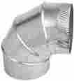Sm-26a90 90-degree Speedi-products 06 6-inch 26-gauge Round Adjustable Elbow 787447022382