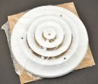 900-06-01 Us Aire Round Ceiling Diffuser White Metal By Usaire Fast