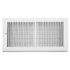 Ab3brwh126 Accord Ventilation Baseboard Register With Fins Louvered Design 611918033259