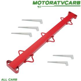 All-carb Mot5845476 All-carb 4ft Woven Wire Fence Stretcher Bar With 5 Wedges For Chain Link Fencing