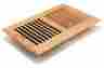 Aoswoll126 Accord Ventilation Red Oak Sidewall Ceiling Register 12-inch X 6-inch Duct 785577423406