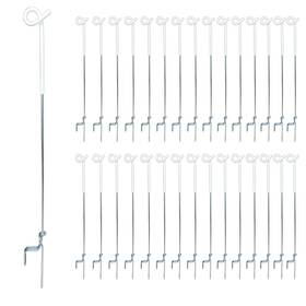 Arifaro Fp30-w Step In Fence Post 41 Inch Electric Pig Tail Step-in White