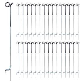 Arifaro Pt30-b Step In Fence Post 41 Inch Pig Tail Step-in Electric Black