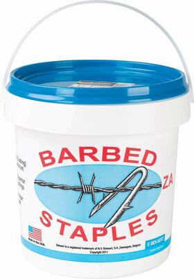 187237 Beckett Bekaert Fence Staples 8 Lb/1.5 Inch Silver