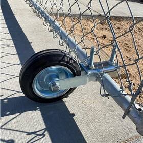 Brand Bailoo Gw-01 Gate Wheel Supporting Swing With 1-5/8 Inch 1 Pack Galvanized Steel Silver