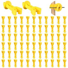 Fencing-0128 Brand Geiserailie 66 Pcs U Post Insulators For Electric Fence Wire Chain Link