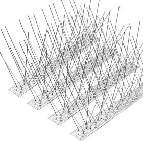 Brand Leys L33-s20 Stainless Steel Bird Spikes 10.8 Feet 10 Pack Easy Install