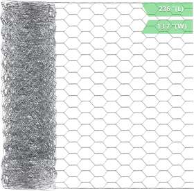 Cw-13 Brand Miuwauer Chicken Wire 13.7 In X 236 Poultry Inch Silver