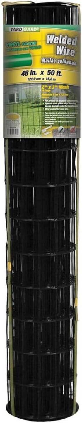 308382b Brand Yardgard Welded Wire 2x3 Inch Mesh 48 X 50 Foot 16 Gauge Black Vinyl