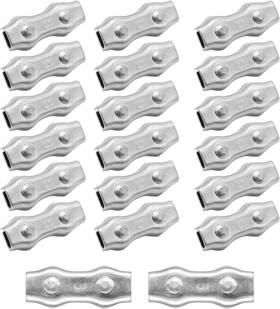 Frxt184 Brand Zreneyfex 20 Pcs M5 Poly Rope Connector Wires Splicer Galvanized Steel For