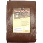 Brpt018024 Sigman Brown Economy Tarp Roofing Camping New