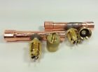 Bt8438 Bestech Copper Tee For Tube With Cap And Valve Core