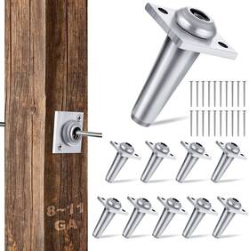 Chumia-06770530 Chumia 10 Pieces Anchor Wire Vise With Screws Grape Trellis