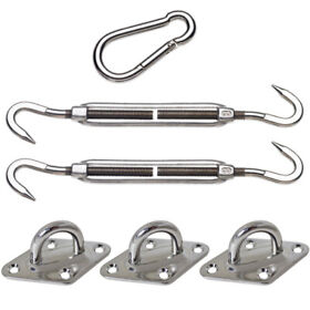 471927 Coolaroo Stainless Steel Triangle Shade Sail Hardware Kit Extreme