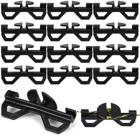 Kao-croblissful-0439 Croblissful 12 Pcs Electric Fence Tightener Wire Tensioner Poly Black