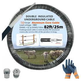 Cym-insist Dlx16mm-25m Cym-insist 16 Gauge- 82 Ft Electric Fence Double Insulated Gauge-82