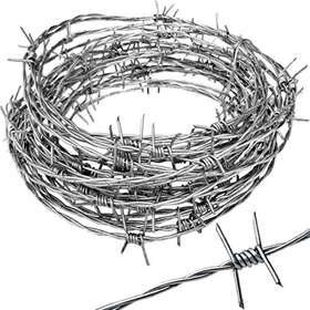 Dlh Western 25ft 18g Real Barbed Wire 18 Gauge - Great For Crafts 4 Point