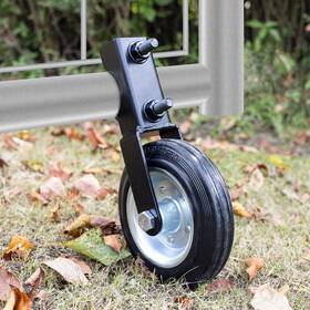 Durigid Dd-gwh6-1 6 Inch Wheel For Gate Wheels Metal Tube Heavy Black