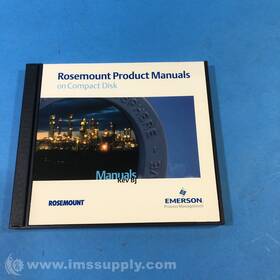 00822-0100-0010 Emerson Rosemount Product Manuals Cd Usip