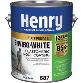 He687046 Enviro-white Henry 1 Gal. Acrylic Elastomeric Roof Coating Pack Of 4