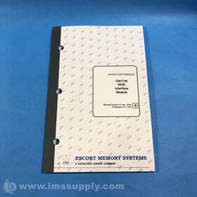 Escort Memory Systems 17-1220 Cm1746 Rfid Interface Module Manual Fnip