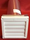 Ex-hlwt 04 Speedi-products 4-inch Diameter Louvered Plastic